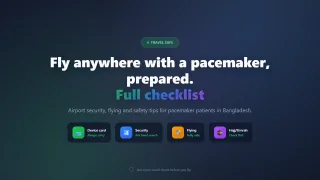 Traveling with a Pacemaker: Airport Security, Flying and Safety Checklist