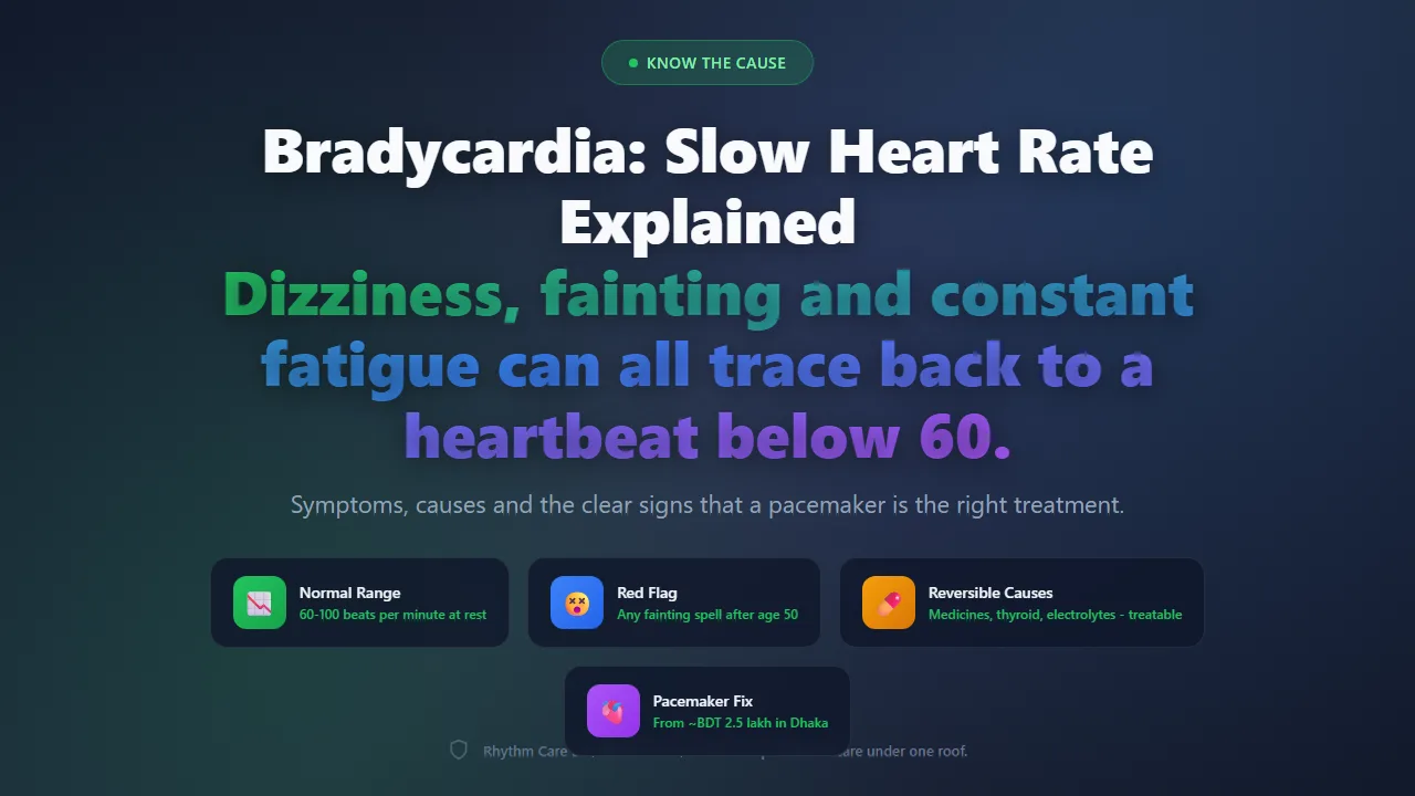 Bradycardia (Slow Heart Rate): Symptoms, Causes and When You Need a Pacemaker