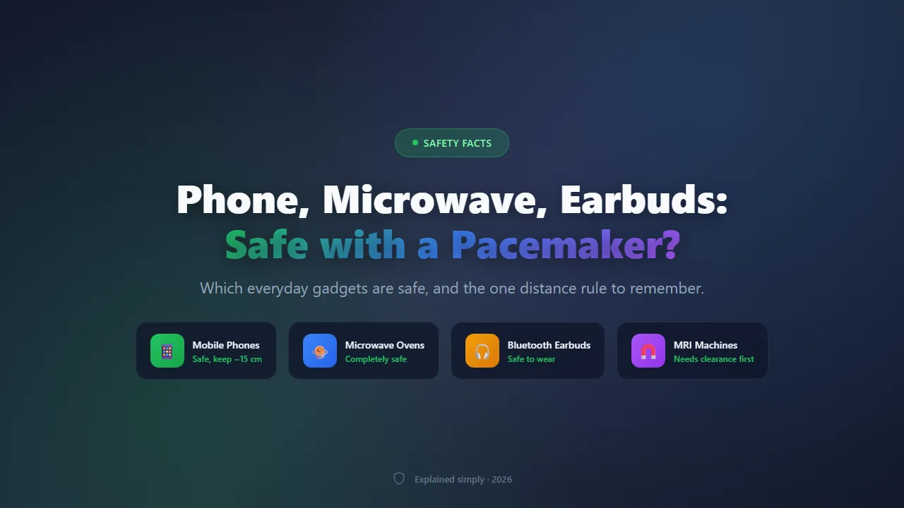 Can You Use a Mobile Phone, Microwave or Earbuds with a Pacemaker?