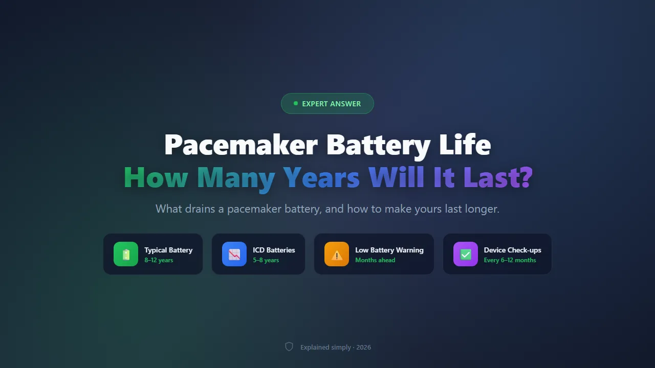 How Long Does a Pacemaker Last? Battery Life Explained by Cardiac Experts