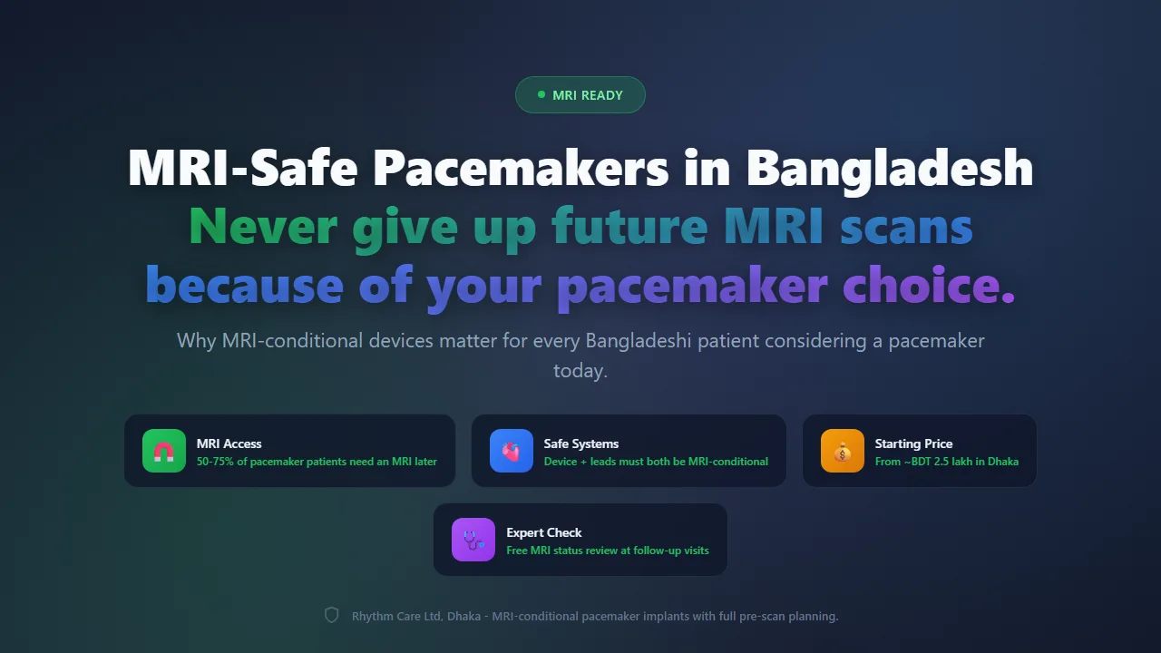 MRI-Safe Pacemakers in Bangladesh: Why MRI-Conditional Devices Matter